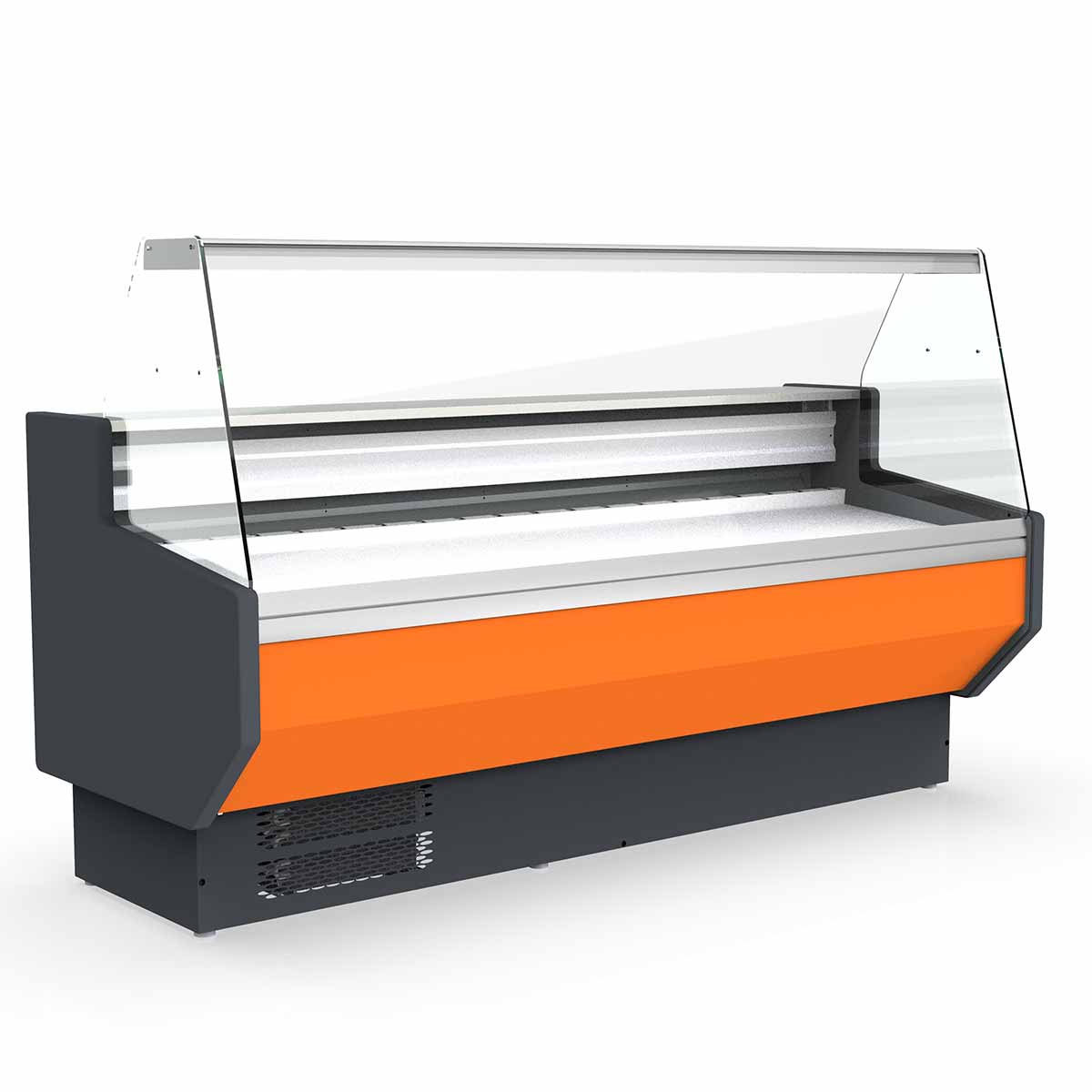 Vaiotec TOPLINE refrigerated counter 200 - straight front glass "orange"