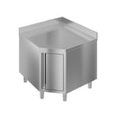 Vaiotec TOPLINE corner work cabinet 900 / hinged door and upstand W:900