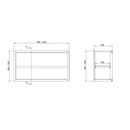 Vaiotec TOPLINE wall cabinet 400 / open W:1800