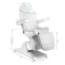 ACTIVESHOP Elektrische kosmetikliege azzurro 870 3 motoren weiss