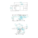 ACTIVESHOP Elektrische kosmetikliege azzurro 706 pedi 1 motor weiss