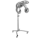 ACTIVESHOP Gabbiano infrarothaube trockenhaube mit stativ gl-505s silber