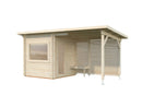 Palmako Sauna Sanna 4,1+5,9 m² aus Holz, 44 mm