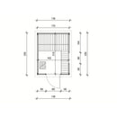 Fjordholz Sauna Kota Model Juna 3.8 m²