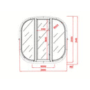 Fjordholz Barrel Sauna Model Cubus-2