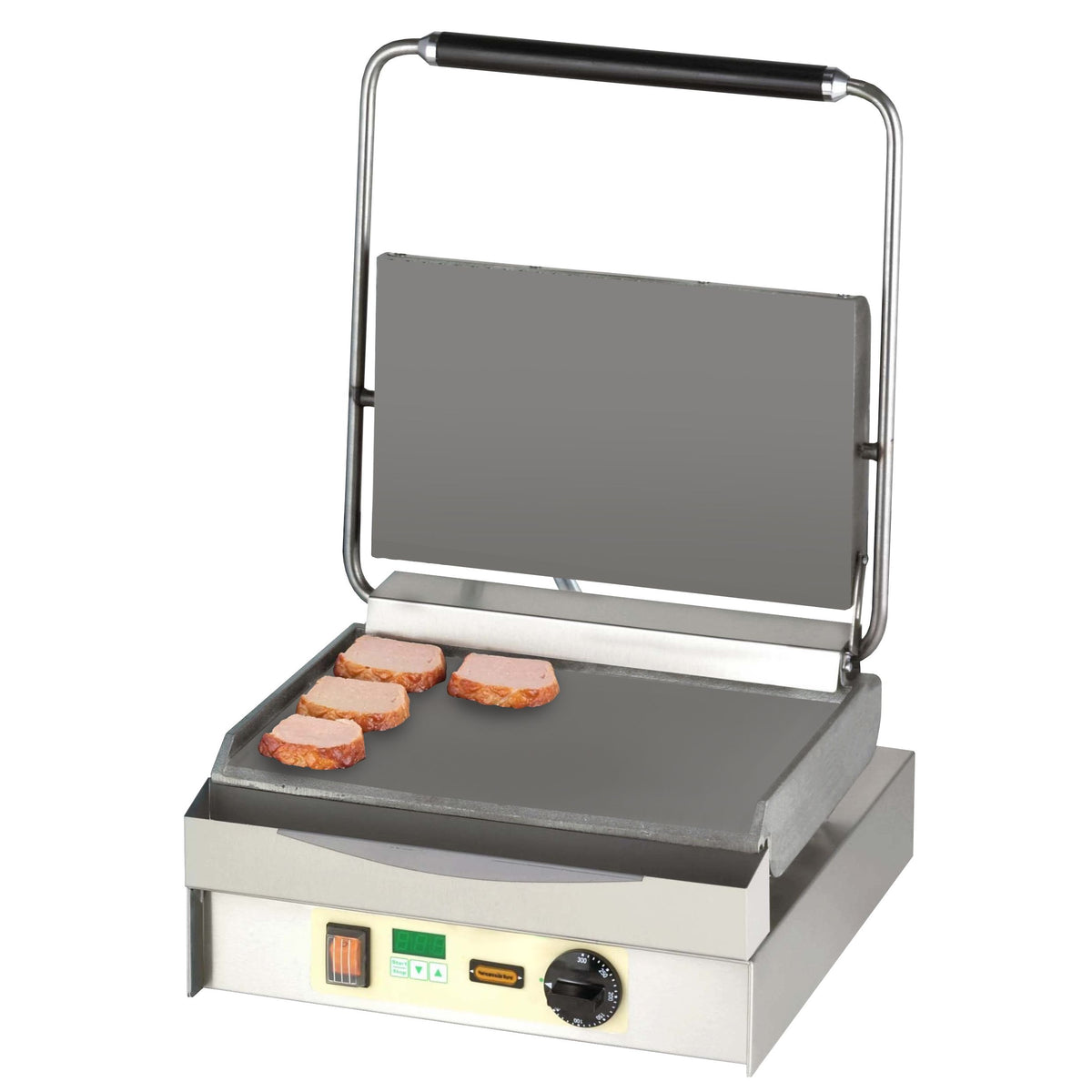 Neumärker Kontaktgrill Chopper-Grill | oben + unten glatt | mit Digitaltimer