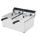 Vaiotec EASYLINE electric deep fryer 2 basins 17+17 liters