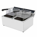 Vaiotec EASYLINE electric deep fryer 2 basins 17+17 liters