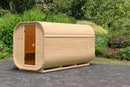 Karibu "Fasssauna Quadro 3" 4 Personen ohne Ofen