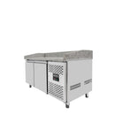 Vaiotec EASYLINE pizza cooling table 800 / 2-door "grey" including cooling top GN1/4