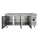 Vaiotec EASYLINE pizza cooling table 800 / 3-door "grey" including cooling top GN1/4