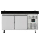 Vaiotec EASYLINE pizza cooling table 800 / 2-door "black" including cooling top GN1/4