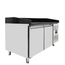 Vaiotec EASYLINE pizza cooling table 800 / 2-door "black" including cooling top GN1/4