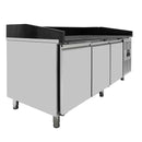 Vaiotec EASYLINE pizza cooling table 800 / 3-door "black" including cooling top GN1/3