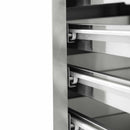 Vaiotec EASYLINE pizza cooling table 800 / 2 doors &amp; 7 drawers "black" including cooling top GN1/4