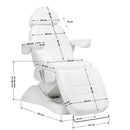 ACTIVESHOP Elektrische kosmetikliege lux 4m weiss mit wiege