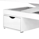 ACTIVESHOP Spa-kosmetikliege azzurro a314s white mit beleuchtung