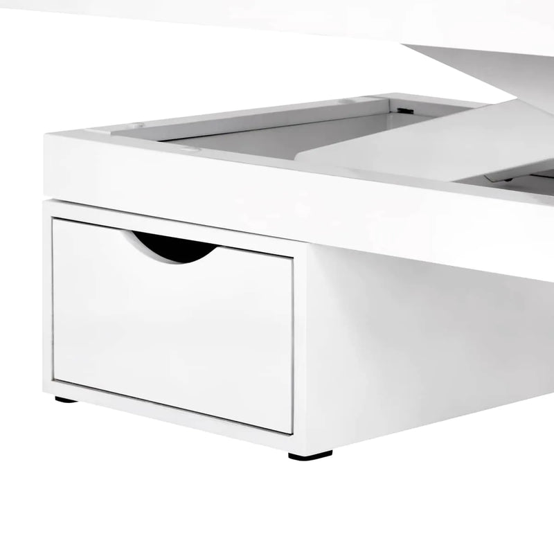 ACTIVESHOP Spa-kosmetikliege azzurro a314s white mit beleuchtung