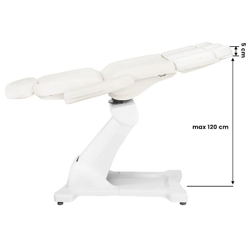 ACTIVESHOP Elektrische kosmetikliege azzurro 869as pedi drehbar 5 motoren weiss