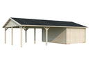 Palmako Roger 19,0+33,2 m2 mit Holztor