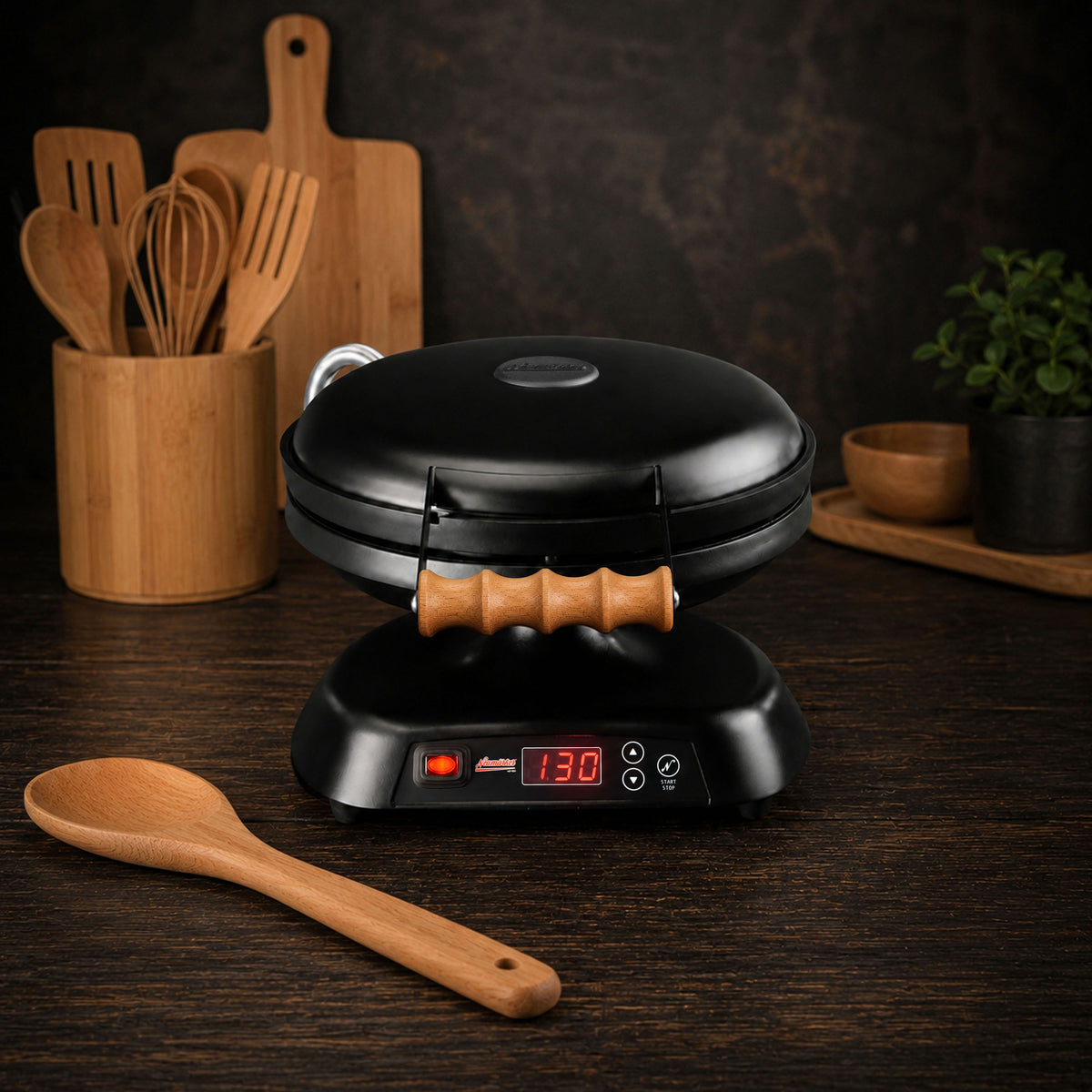 Neumärker Galaxia® Black Edition | Professionelles Design-Waffeleisen