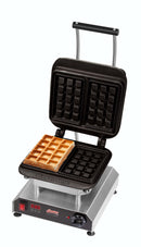 Neumärker Waffeleisen Thermocook® inkl. Brüsseler Waffel Wechselplatten (Gusseisen antihaftbeschichtet)