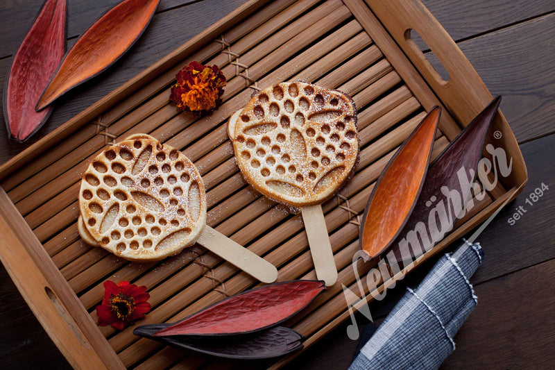 Neumärker Waffeleisen Thermocook® inkl. Waffel-Bärchen am Stiel Wechselplatten