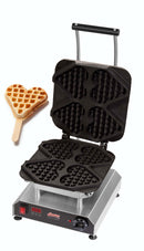 Neumärker Waffeleisen Thermocook® inkl. Waffel-Herz am Stiel Wechselplatten