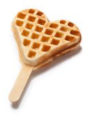 Neumärker Waffeleisen Thermocook® inkl. Waffel-Herz am Stiel Wechselplatten