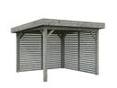 Palmako Gartenhaus Lenna 8,3 m² Set 302 aus Holz, 28 mm