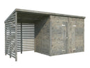 Palmako Gerätehaus Leif 4,5+2,9 m² aus Holz