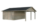 Palmako Roger 19,0+16,2 m2 mit Holztor