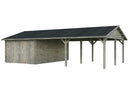 Palmako Roger 19,0+33,2 m2 mit Holztor