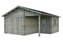 Palmako Roger 21,9+5,2 m2 mit Holztor