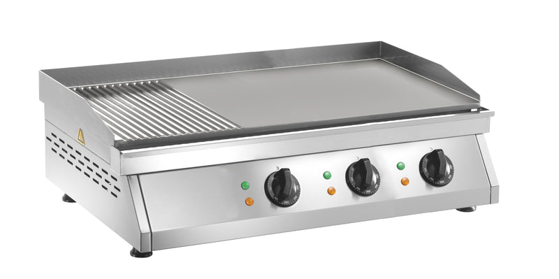 Locher Elektro-Grillplatte ⅓ gerillt LFT3M