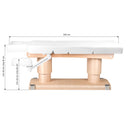 ACTIVESHOP Spa-kosmetikliege azzurro 838 4 motoren mit heizung