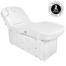 ACTIVESHOP Spa-kosmetikliege azzurro krystal 370-3 4 motoren weiss beheizbar