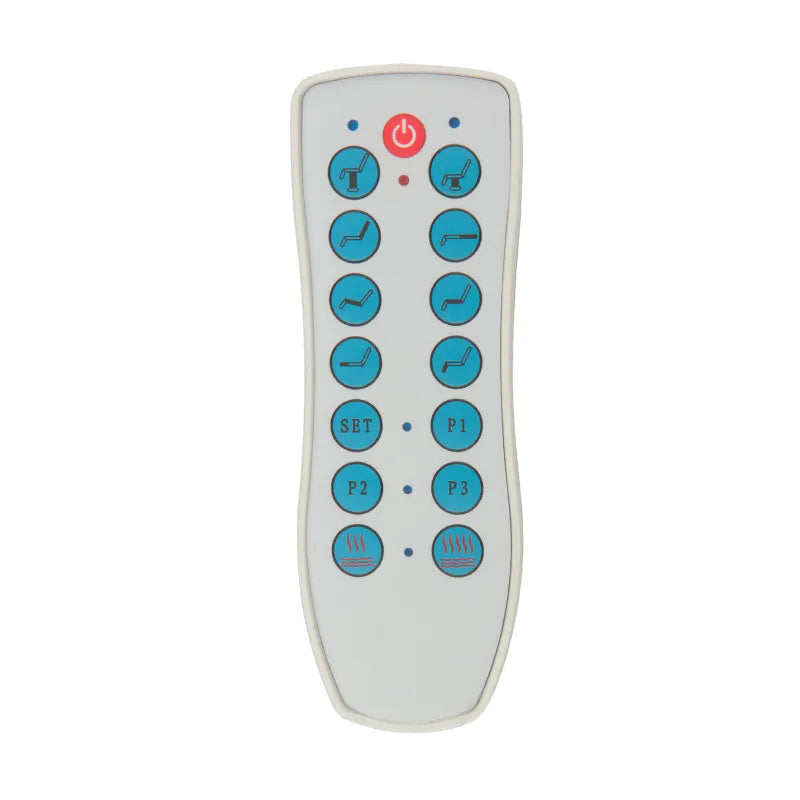 ACTIVESHOP Elektrische kosmetikliege azzurro 708a 4 motoren weiss beheizbar