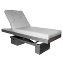 ACTIVESHOP Spa-kosmetikliege azzurro wood 815b grey mit beleuchtung beheizbar