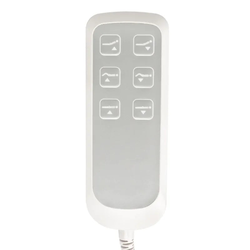 ACTIVESHOP Elektrische kosmetikliege SILLON lux 273b + hocker 304 Weiß