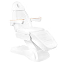 ACTIVESHOP Elektrische kosmetikliege SILLON lux 273b + hocker 304 Weiß