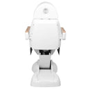 ACTIVESHOP Elektrische kosmetikliege SILLON lux 273b + hocker 304 Weiß