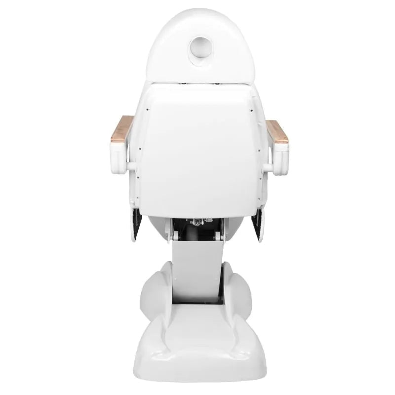 ACTIVESHOP Elektrische kosmetikliege SILLON lux 273b + hocker 304 Weiß