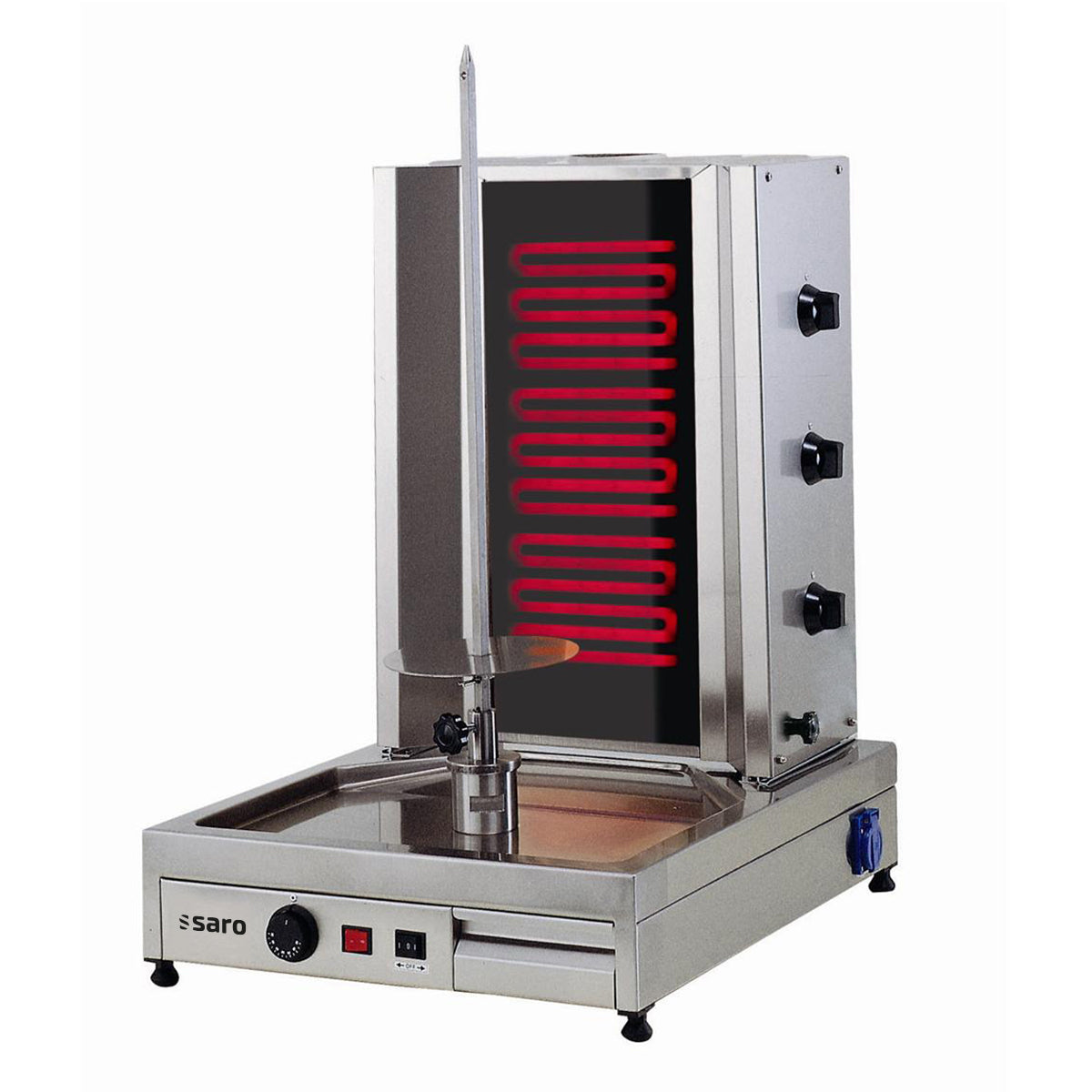 SARO Girarrosto elettrico per döner/gyros per 40 kg di carne, ED3