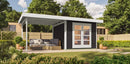 Weka Gartenhaus Marlo 126, 590x241, Anthrazit