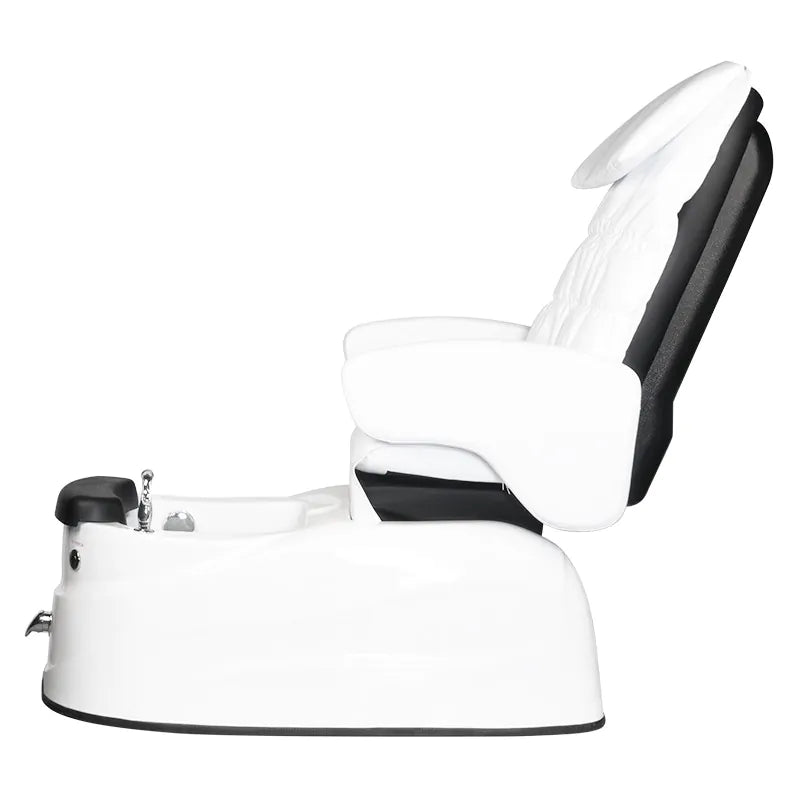 ACTIVESHOP Fusspflegestuhl pediküre spa as-122 white mit massagefunktion
