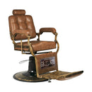 ACTIVESHOP Gabbiano barberstuhl boss old leather hellbraun