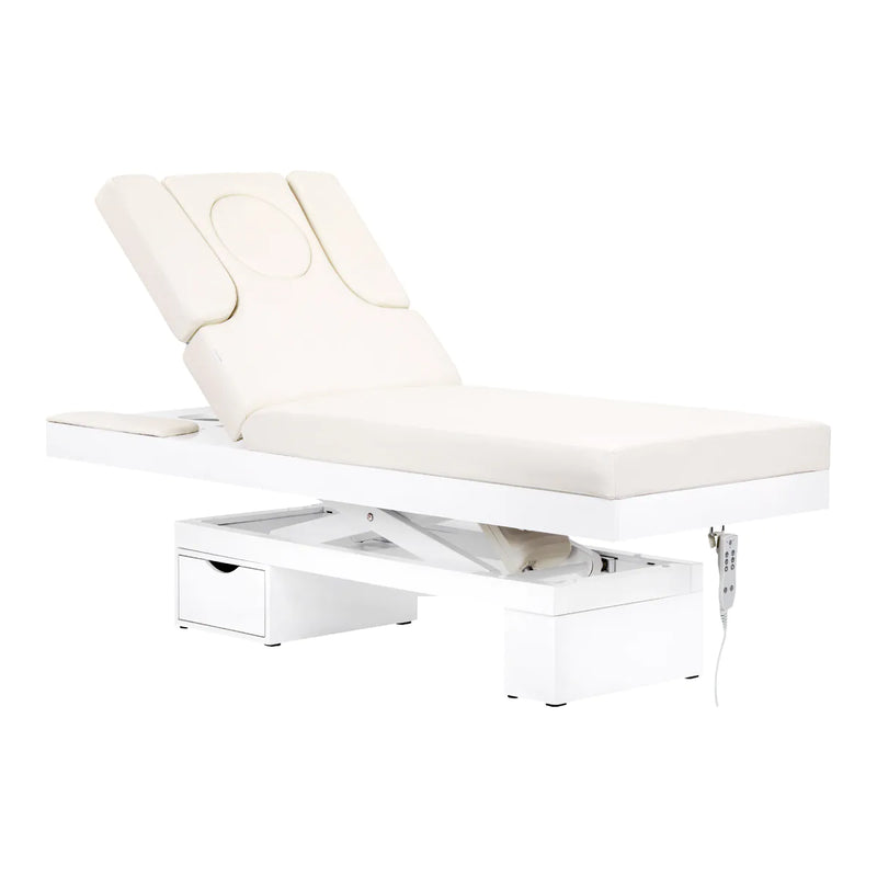 ACTIVESHOP Spa-kosmetikliege azzurro 815b white mit beleuchtung beheizbar