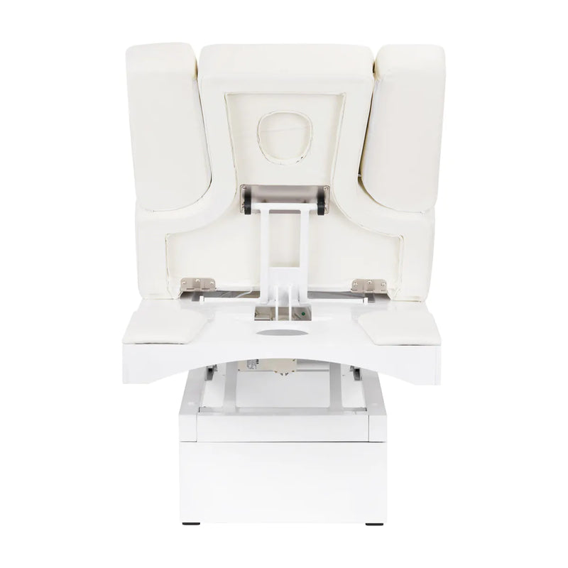 ACTIVESHOP Spa-kosmetikliege azzurro 815b white mit beleuchtung beheizbar