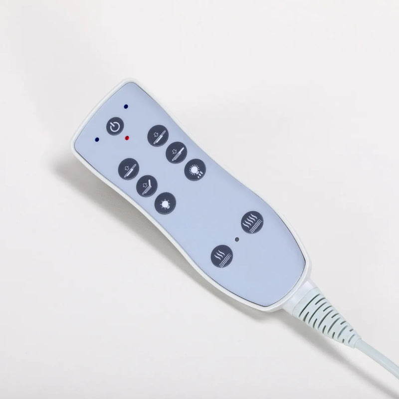 ACTIVESHOP Spa-kosmetikliege azzurro 815b white mit beleuchtung beheizbar